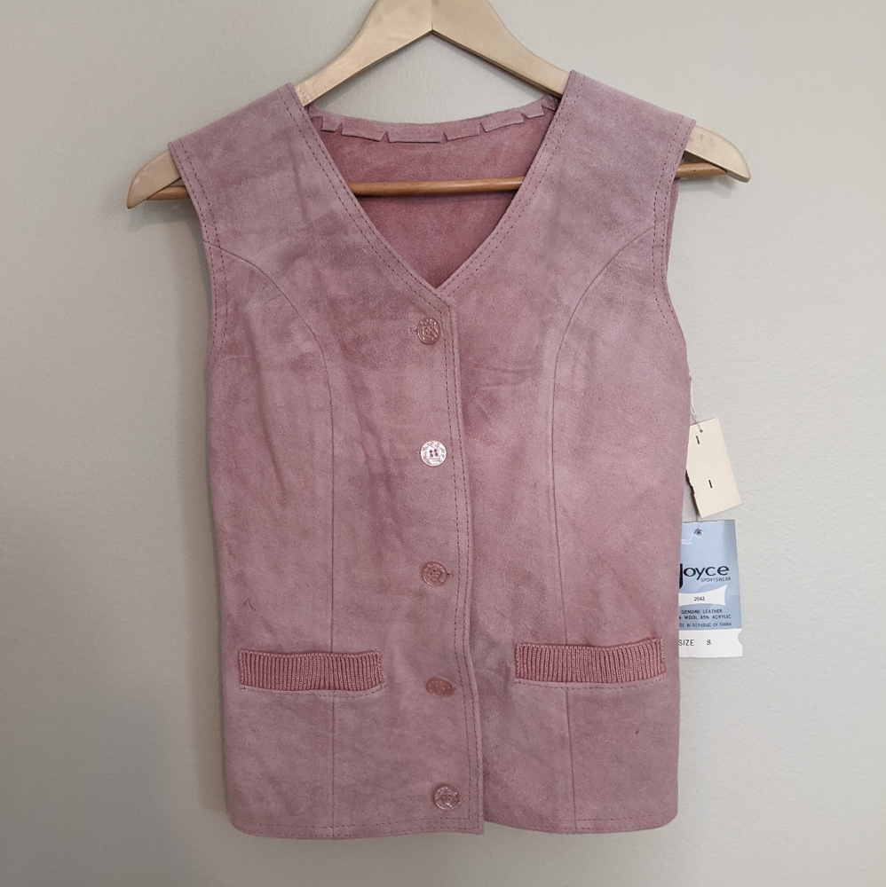 Vintage Joyce Leather Sweater